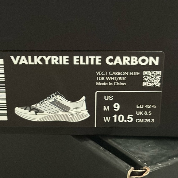 Just in 🏋🏻| TYR MEN'S VALKYRIE ELITE CARBON RUNNER M9 W10.5 - Picture 3 of 10